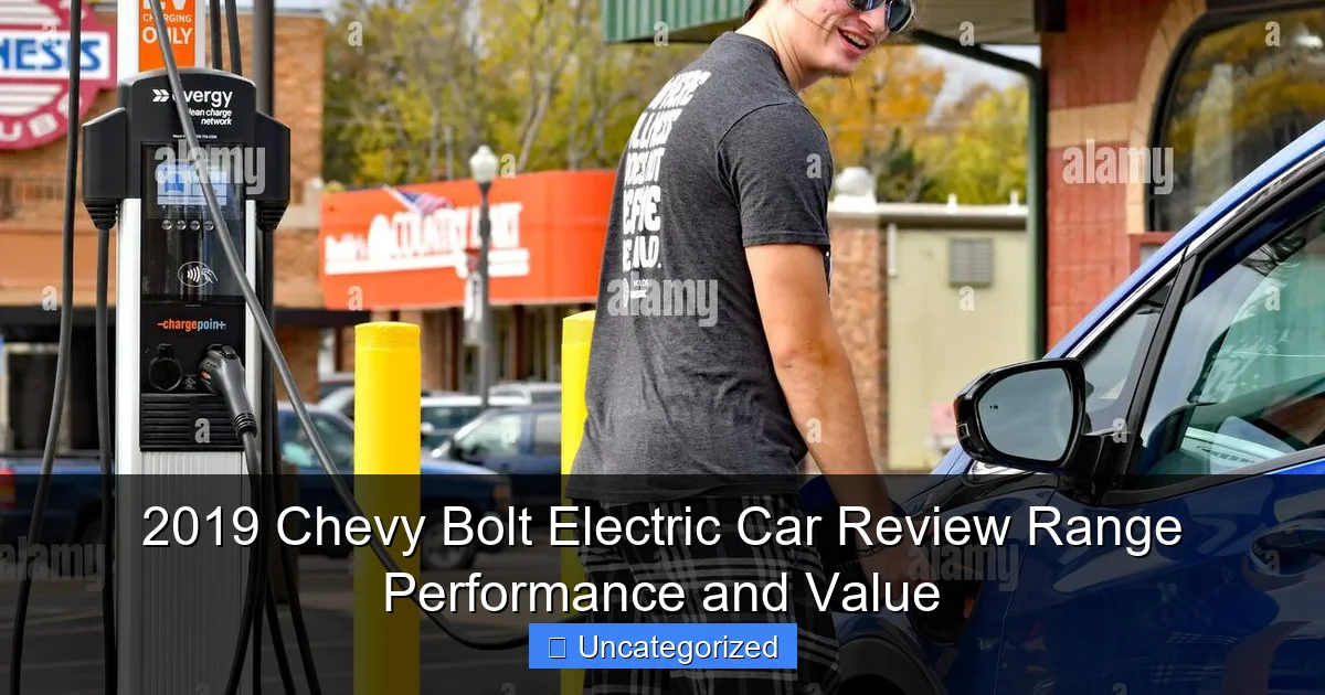 2019 Chevy Bolt Electric Car Review Range Performance and Value