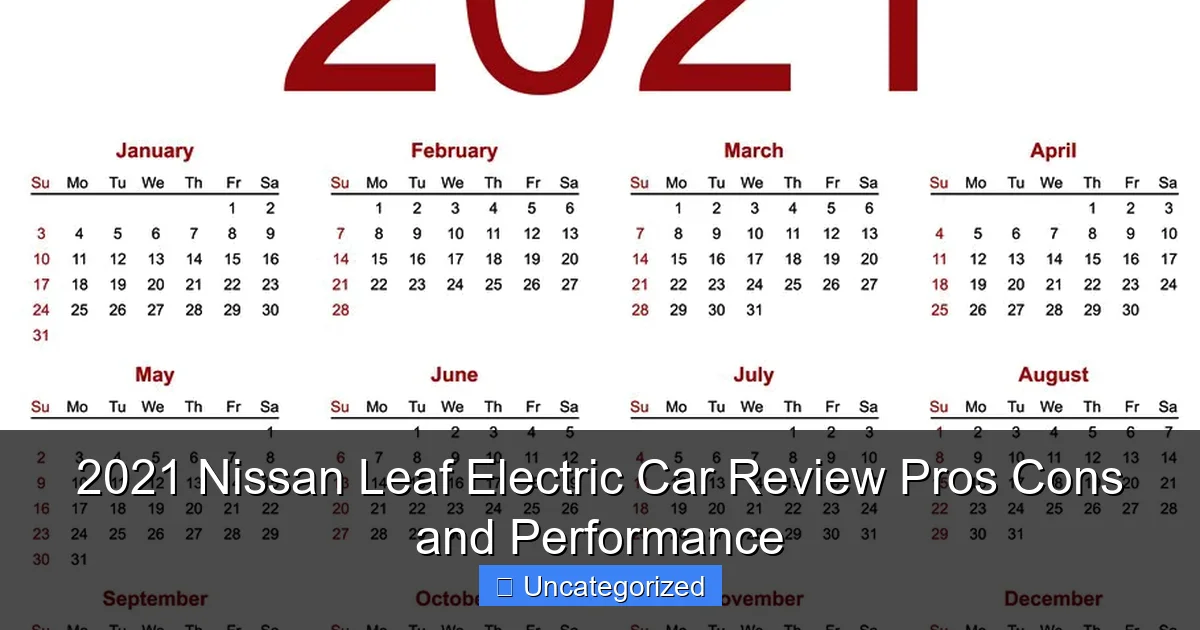 2021 Nissan Leaf Electric Car Review Pros Cons and Performance
