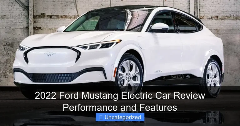 2022 Ford Mustang Electric Car Review Performance and Features