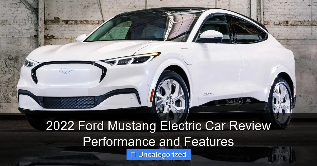 2022 Ford Mustang Electric Car Review Performance and Features