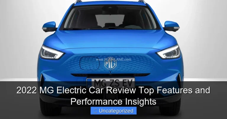 2022 MG Electric Car Review Top Features and Performance Insights