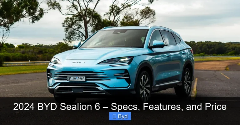 Featured image for 2024 BYD Sealion 6 – Specs, Features, and Price