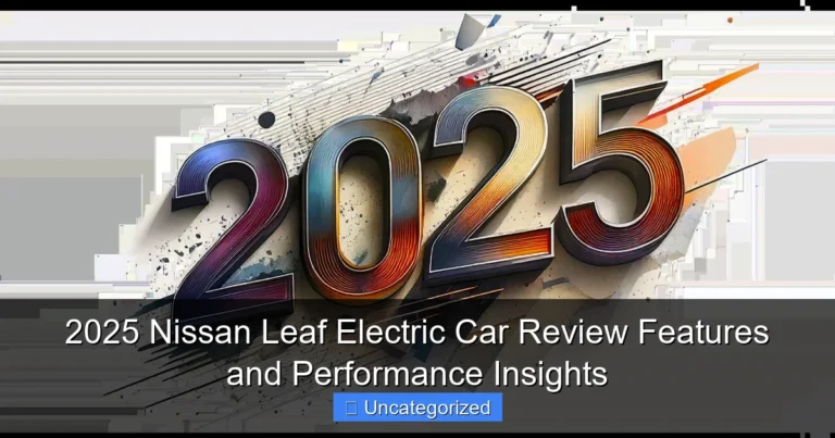 2025 Nissan Leaf Electric Car Review Features and Performance Insights