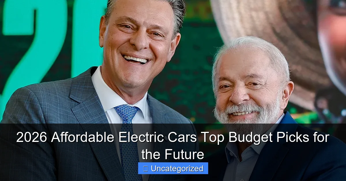 2026 Affordable Electric Cars Top Budget Picks for the Future