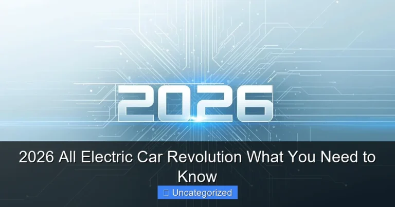 2026 All Electric Car Revolution What You Need to Know