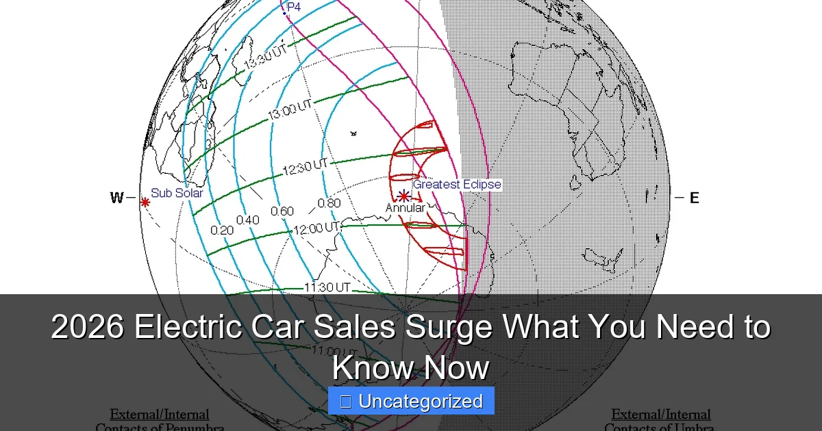 2026 Electric Car Sales Surge What You Need to Know Now
