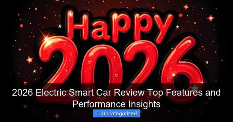 2026 Electric Smart Car Review Top Features and Performance Insights