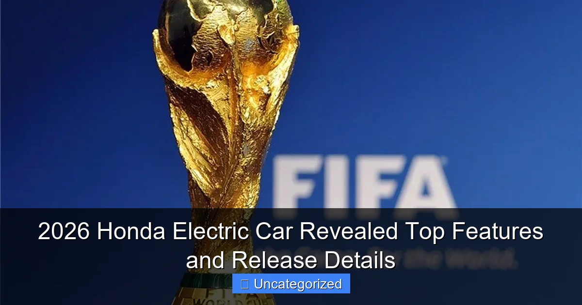 2026 Honda Electric Car Revealed Top Features and Release Details