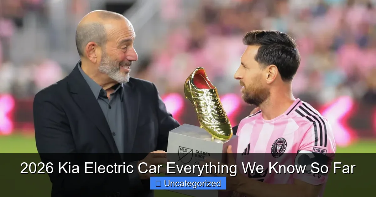 2026 Kia Electric Car Everything We Know So Far