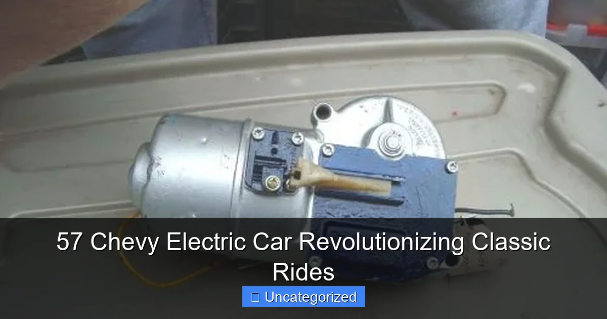 57 Chevy Electric Car Revolutionizing Classic Rides