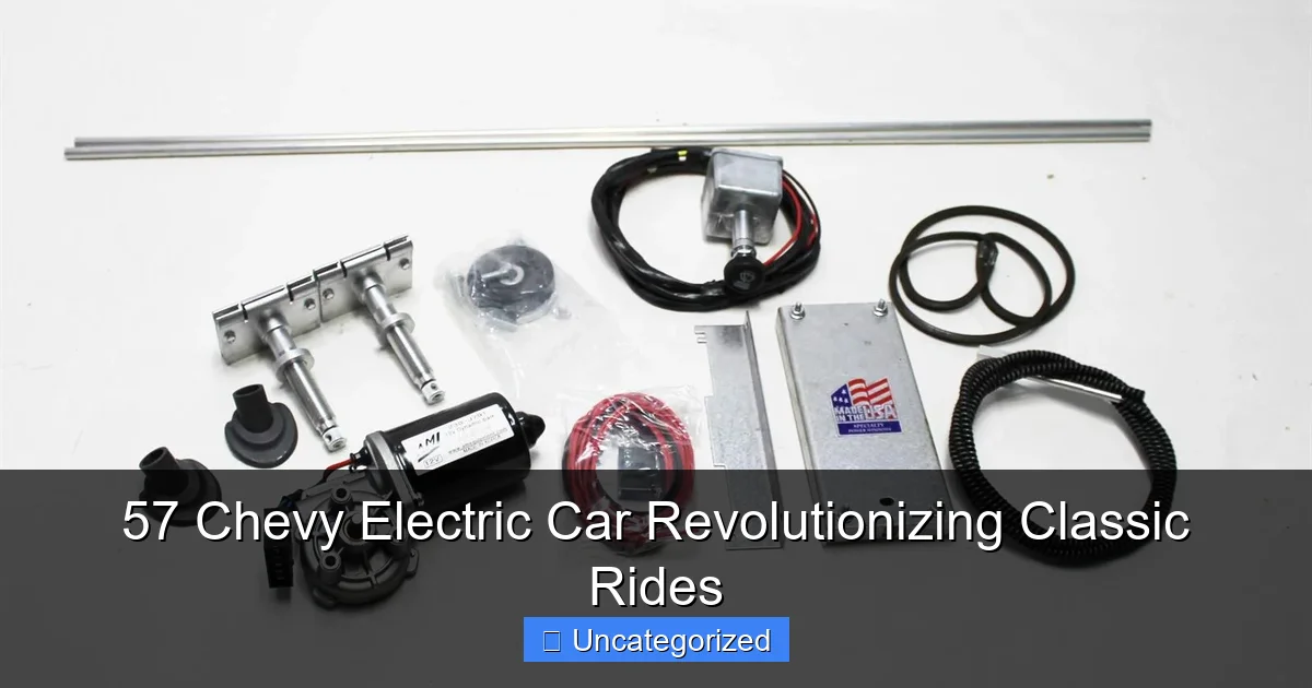 57 Chevy Electric Car Revolutionizing Classic Rides