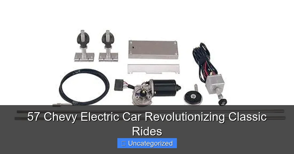 57 Chevy Electric Car Revolutionizing Classic Rides