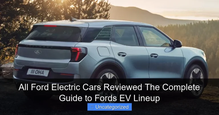 All Ford Electric Cars Reviewed The Complete Guide to Fords EV Lineup