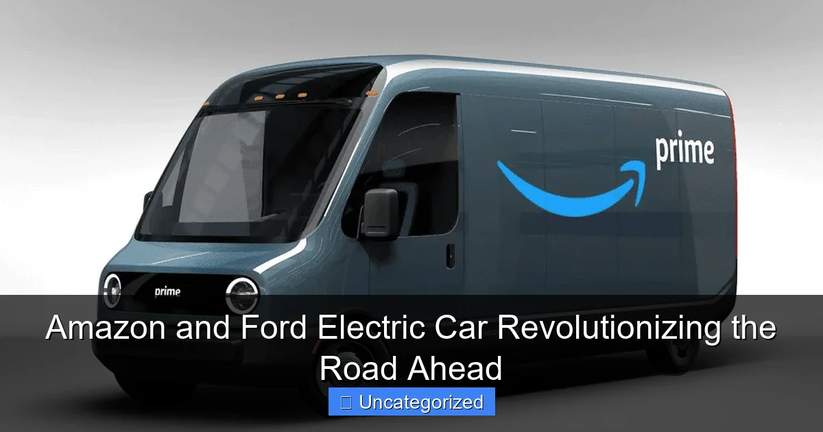 Amazon and Ford Electric Car Revolutionizing the Road Ahead