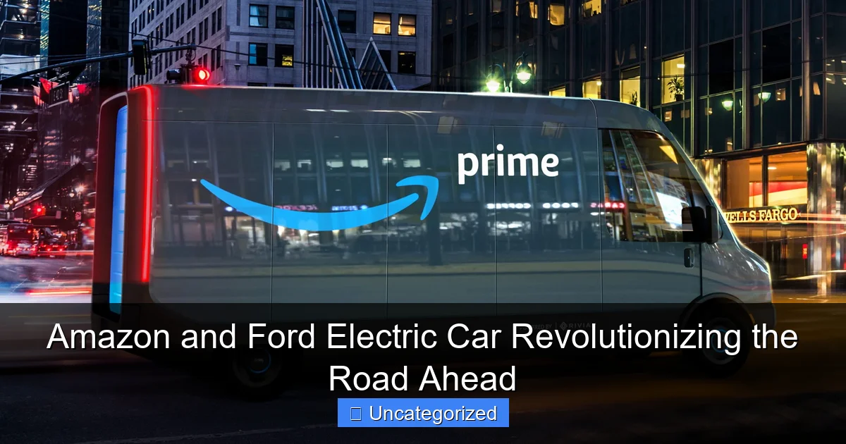 Amazon and Ford Electric Car Revolutionizing the Road Ahead