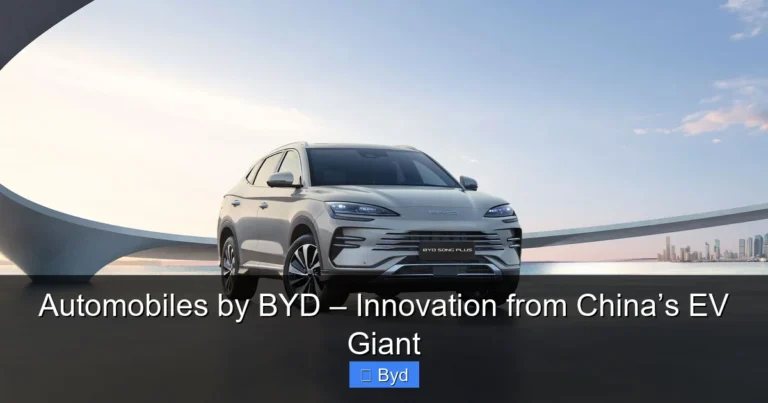 Featured image for Automobiles by BYD – Innovation from China’s EV Giant