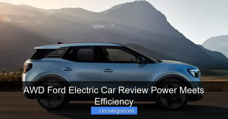 AWD Ford Electric Car Review Power Meets Efficiency