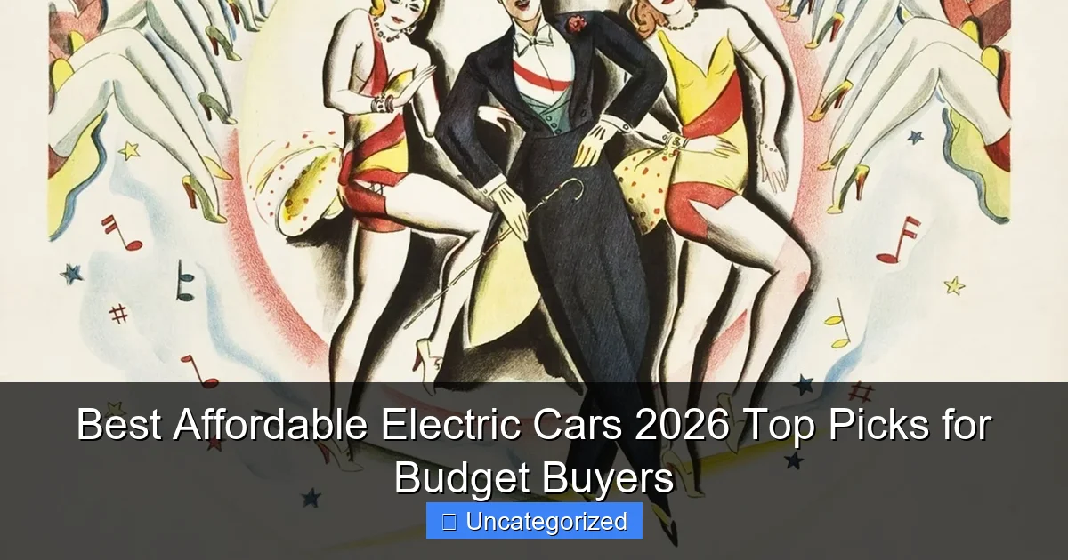 Best Affordable Electric Cars 2026 Top Picks for Budget Buyers