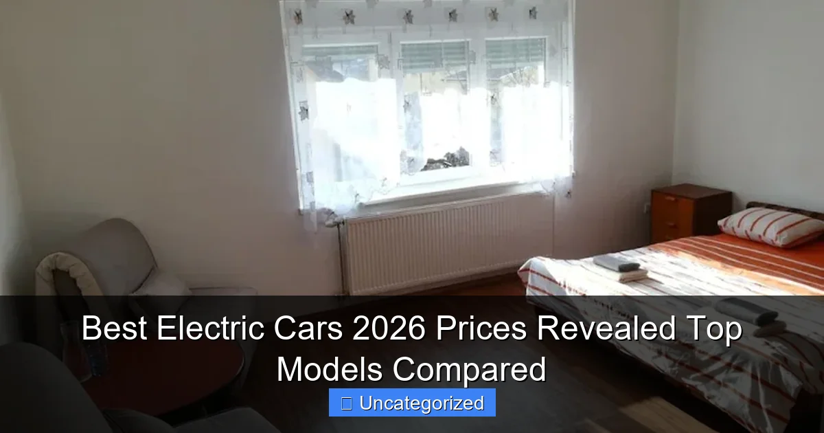 Best Electric Cars 2026 Prices Revealed Top Models Compared