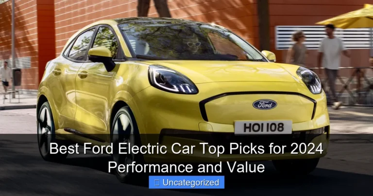 Best Ford Electric Car Top Picks for 2024 Performance and Value