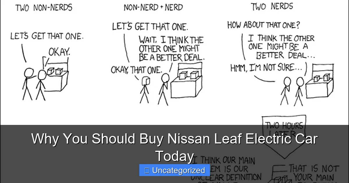 Why You Should Buy Nissan Leaf Electric Car Today