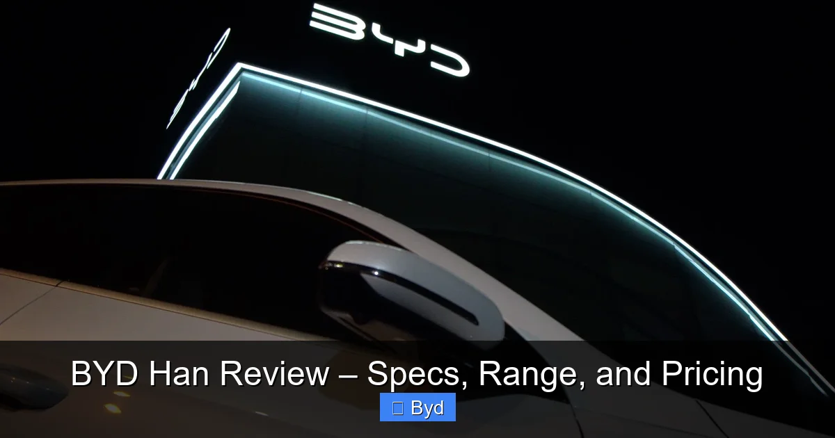 Featured image for BYD Han Review – Specs, Range, and Pricing
