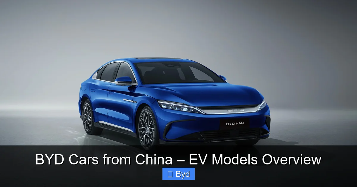 Featured image for BYD Cars from China – EV Models Overview