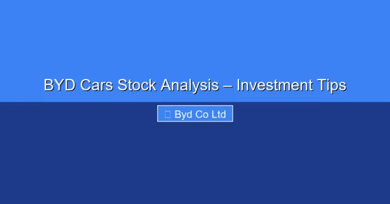 Featured image for BYD Cars Stock Analysis – Investment Tips