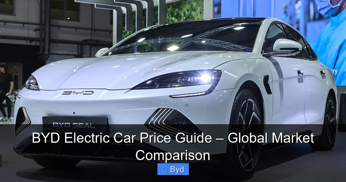Featured image for BYD Electric Car Price Guide – Global Market Comparison