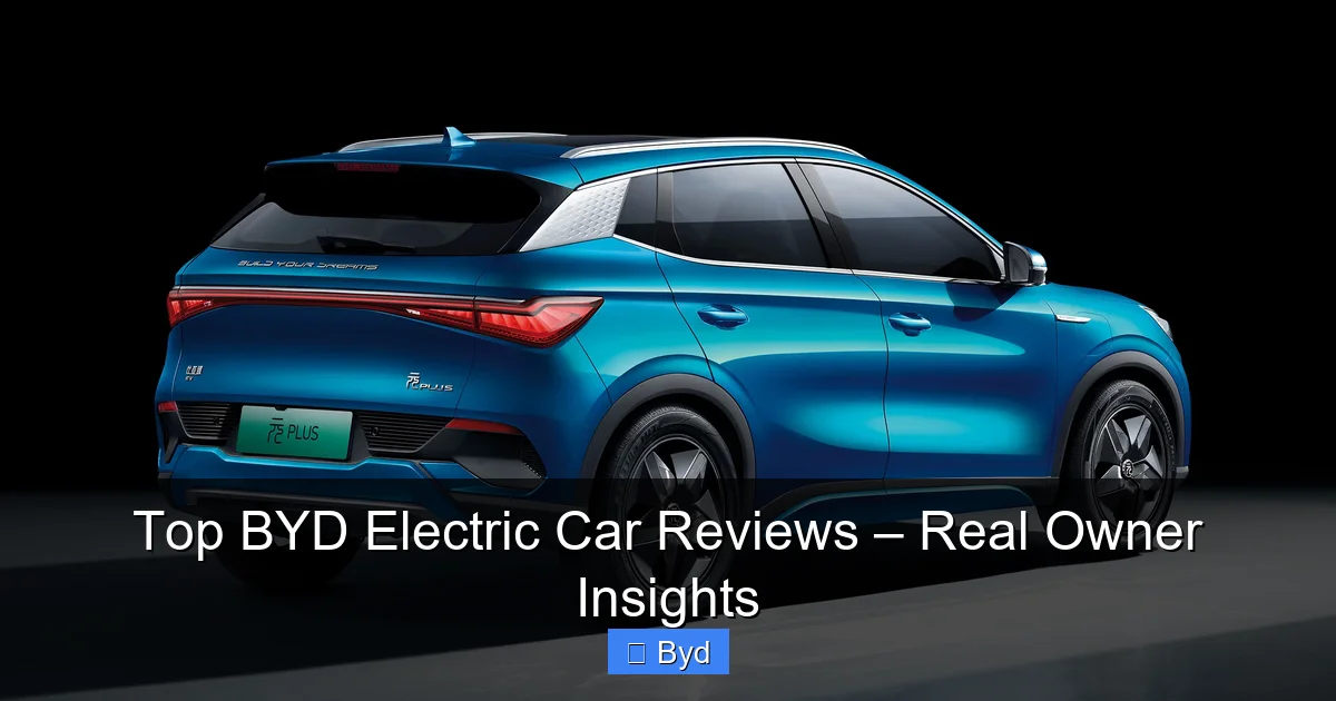 Featured image for Top BYD Electric Car Reviews – Real Owner Insights