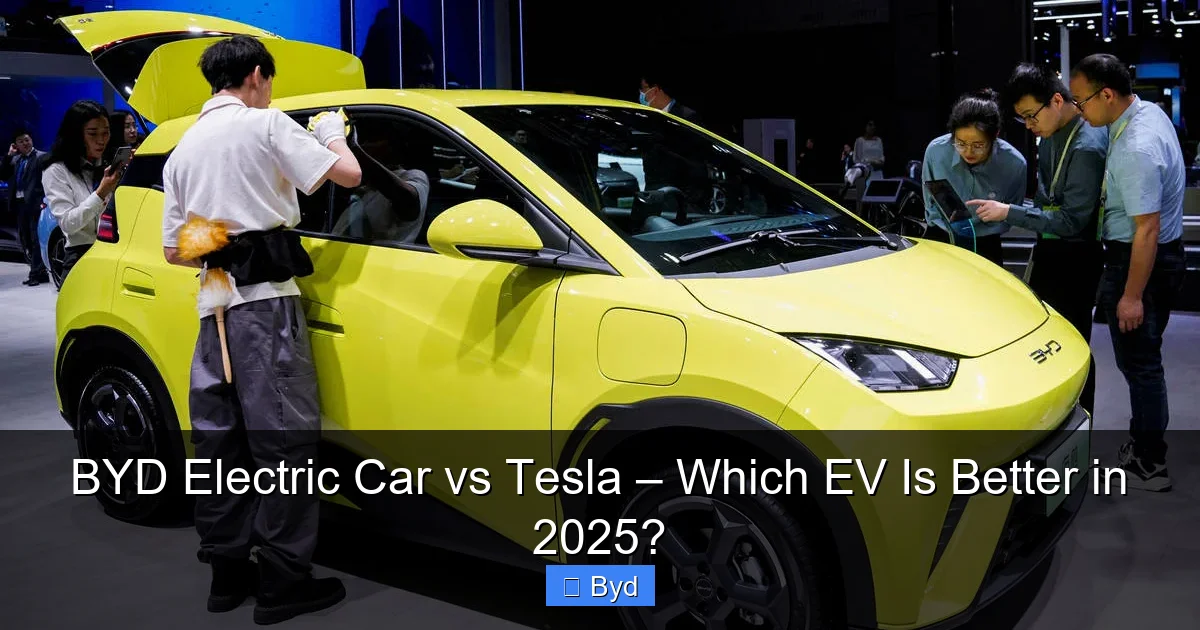 Featured image for BYD Electric Car vs Tesla – Which EV Is Better in 2025?