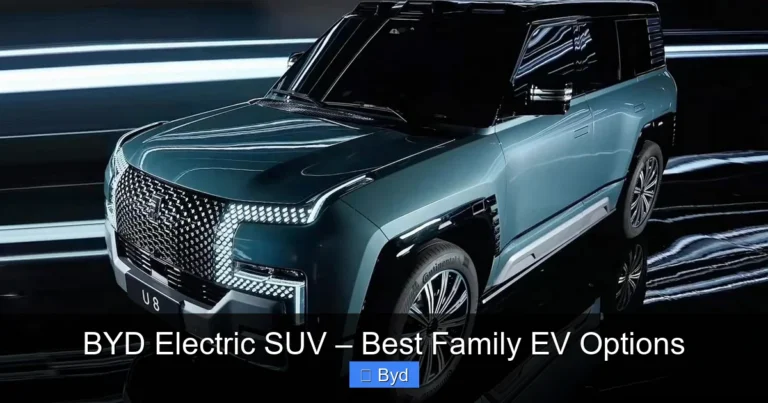 Featured image for BYD Electric SUV – Best Family EV Options