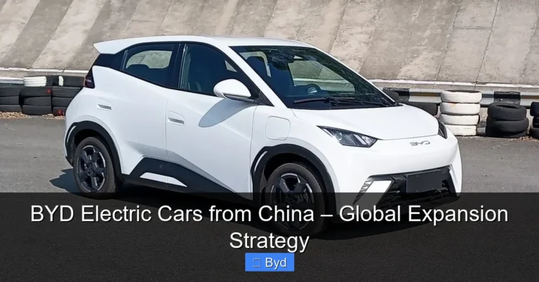 Featured image for BYD Electric Cars from China – Global Expansion Strategy