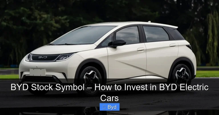 Featured image for BYD Stock Symbol – How to Invest in BYD Electric Cars