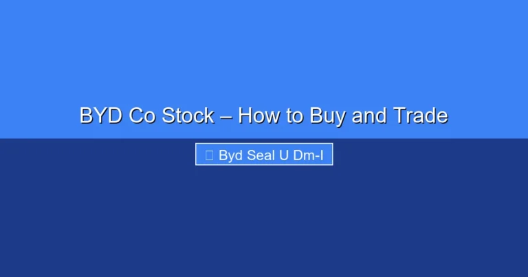Featured image for BYD Co Stock – How to Buy and Trade