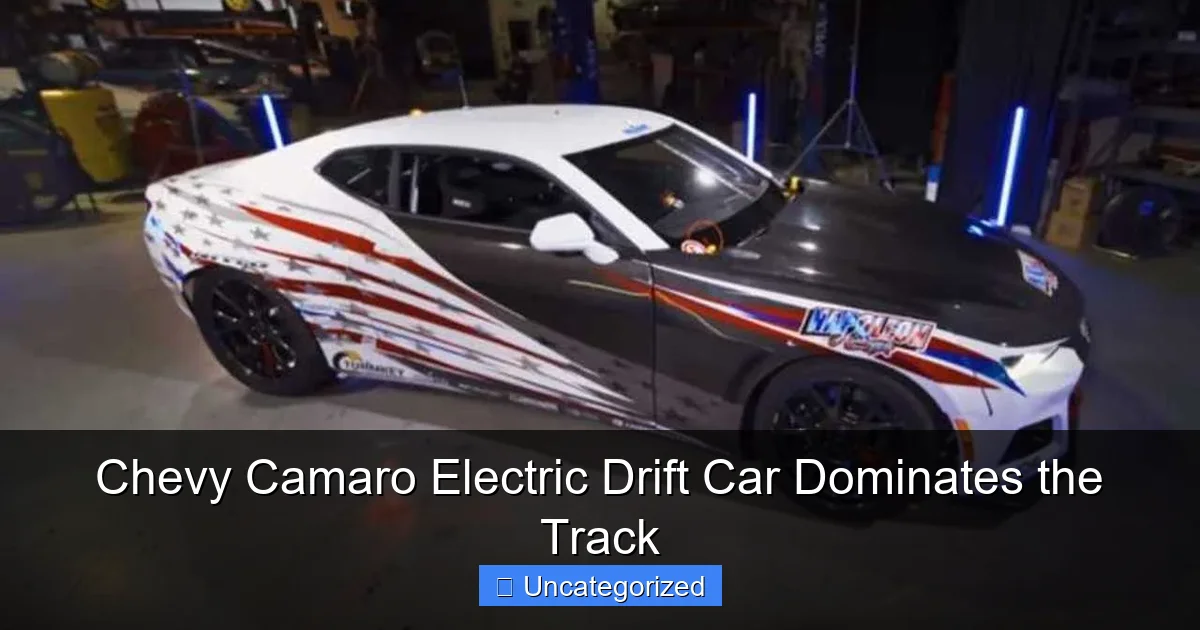 Chevy Camaro Electric Drift Car Dominates the Track