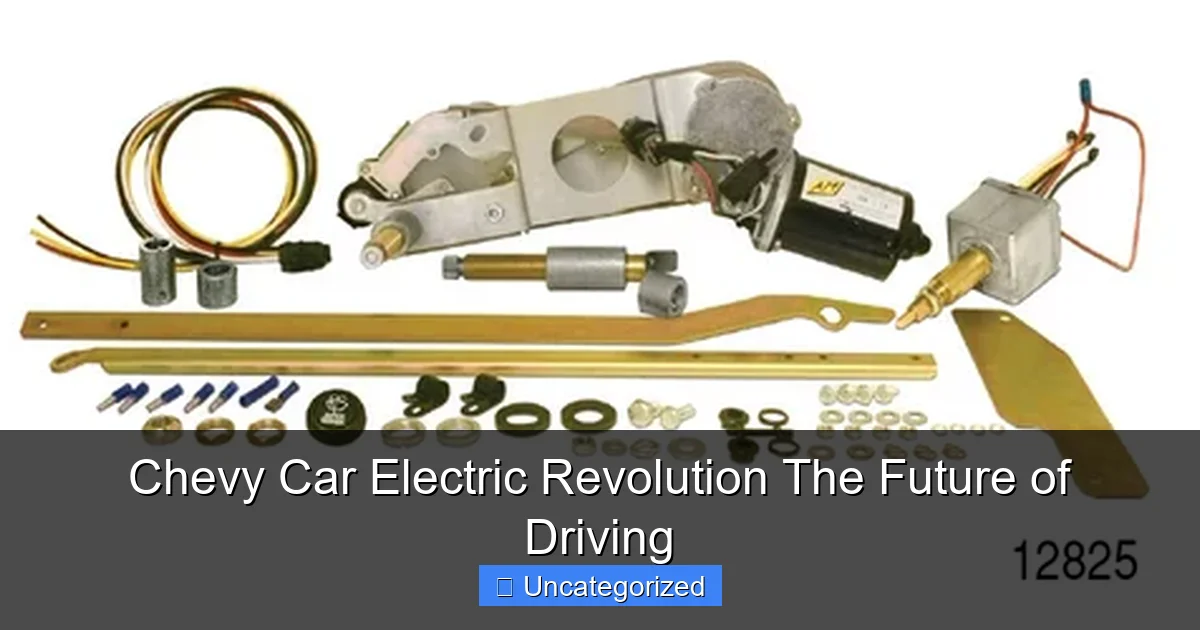 Chevy Car Electric Revolution The Future of Driving