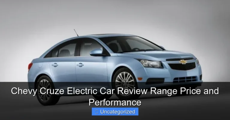 Chevy Cruze Electric Car Review Range Price and Performance
