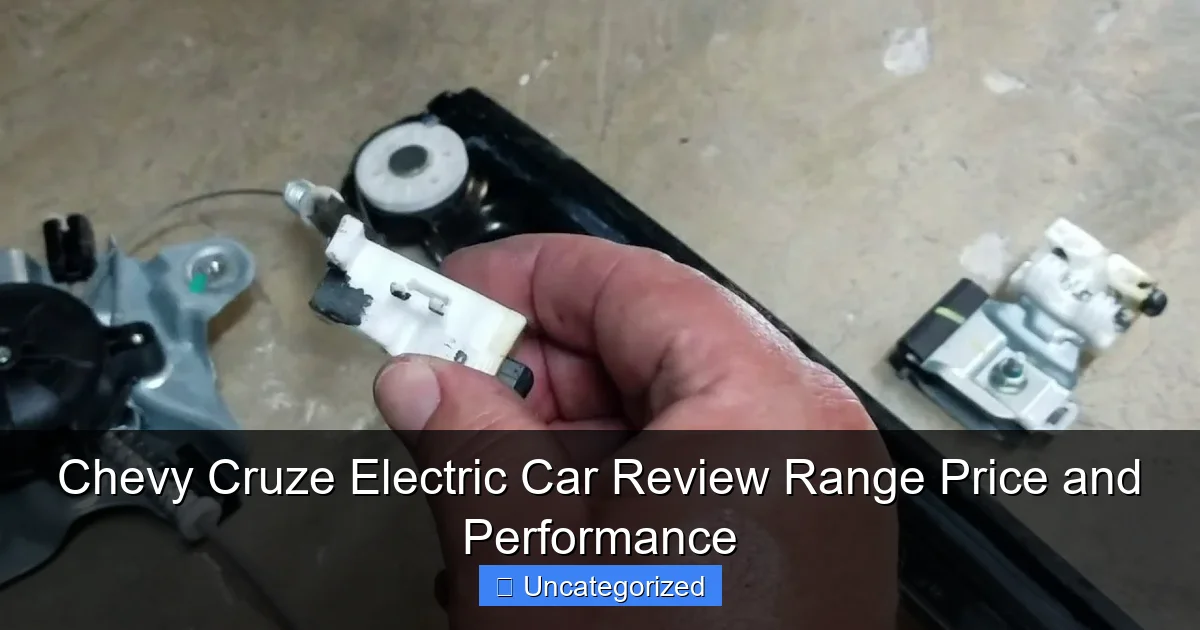 Chevy Cruze Electric Car Review Range Price and Performance