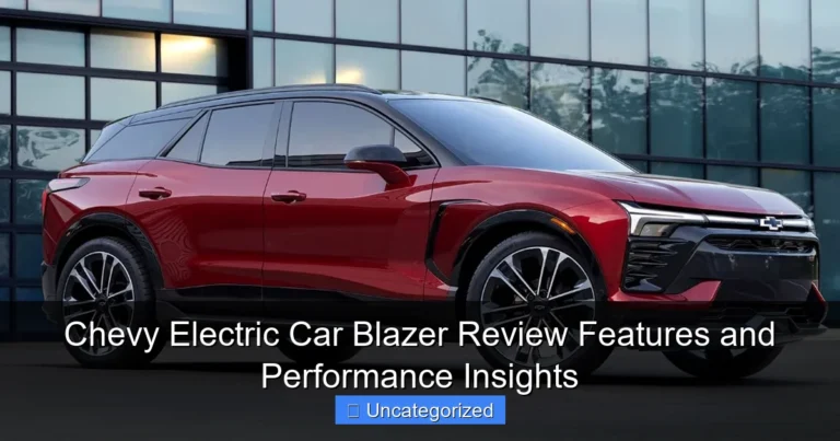 Chevy Electric Car Blazer Review Features and Performance Insights