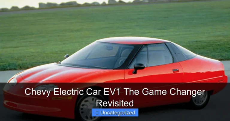 Chevy Electric Car EV1 The Game Changer Revisited
