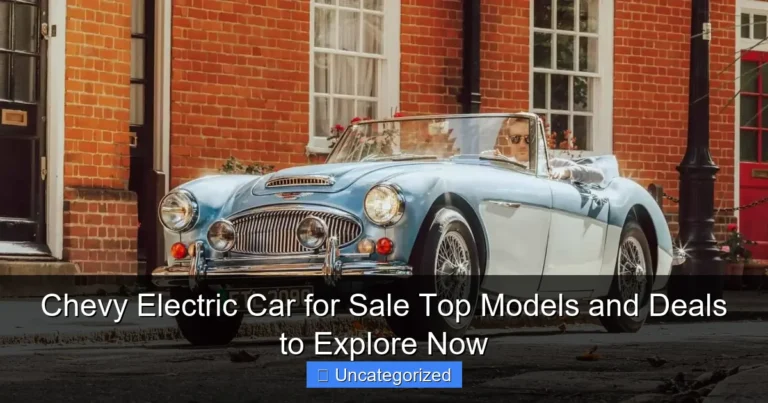 Chevy Electric Car for Sale Top Models and Deals to Explore Now