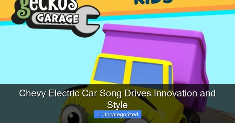 Chevy Electric Car Song Drives Innovation and Style