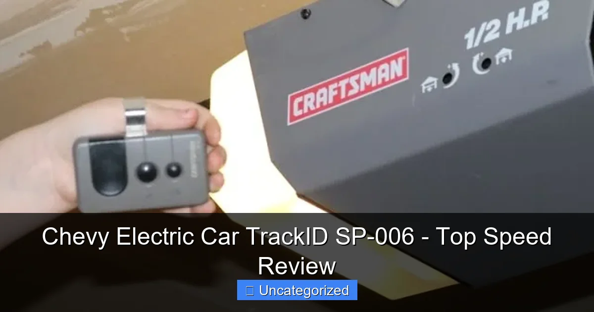 Chevy Electric Car TrackID SP-006 - Top Speed Review