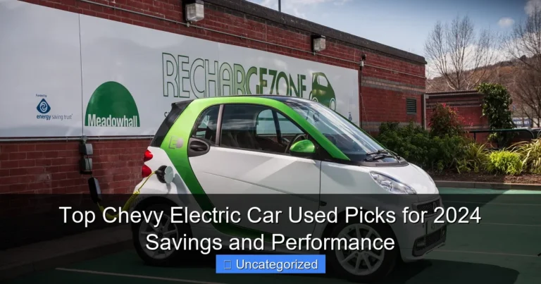 Top Chevy Electric Car Used Picks for 2024 Savings and Performance