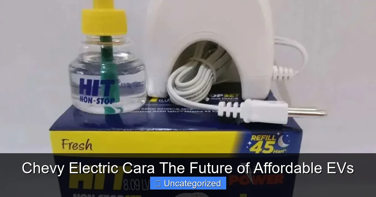 Chevy Electric Cara The Future of Affordable EVs
