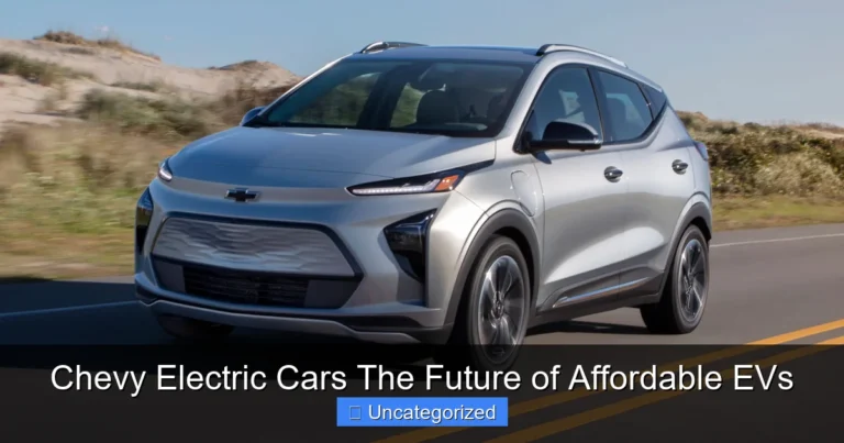 Chevy Electric Cars The Future of Affordable EVs