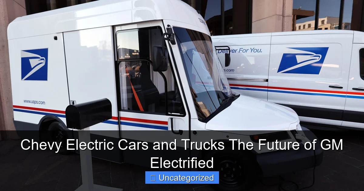 Chevy Electric Cars and Trucks The Future of GM Electrified