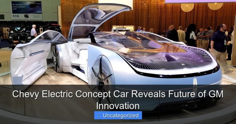 Chevy Electric Concept Car Reveals Future of GM Innovation