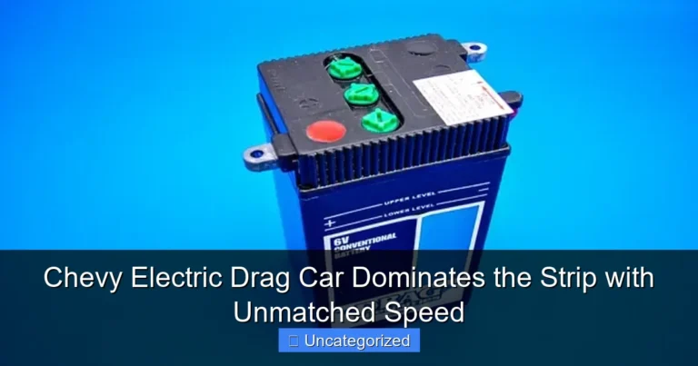 Chevy Electric Drag Car Dominates the Strip with Unmatched Speed